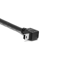 Câble de données USB 2.0 mâle vers Mini USB B type 5 broches 90 degrés vers le haut, vers le bas, vers la gauche et vers la droite, câble mâle angulaire 0,25 m/0,5 m/1,8 m/5 m