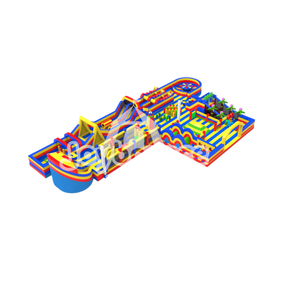 Thiết kế mới tùy biến <span class=keywords><strong>Inflatable</strong></span> vui vẻ thành phố <span class=keywords><strong>Inflatable</strong></span> công viên chủ đề lớn khổng lồ inflatables công viên chủ đề - Product Image 5