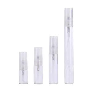Perfume Mini Sample 2Ml 3Ml 5Ml 10Ml Empty Tester Clear Glass Spray Bottle Vials For Pocket Perfume
