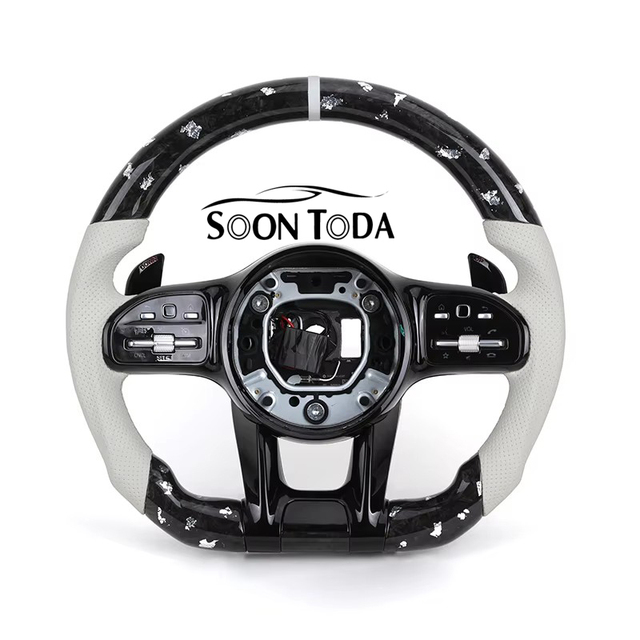 For Carbon Fiber Sports Steering Wheel 4 Spoke Premium Replacement Direct Supply for Mercedes G Class GL Class B Class E Class
