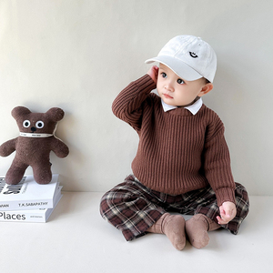 Maglione per Neonati 0-6 Anni, Abbigliamento Invernale per Bambini e Bambine, Pullover Caldo e Spesso in Maglia, Top a Maniche Lunghe, Outfit Base in Maglia per Neonati - Product Image 2