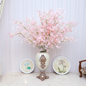 Flores Artificiales de Oncidium, Alta Simulación, Decoraciones para Bodas, Adornos Florales Reutilizables - Product Image 1