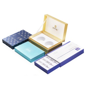 Caja de Embalaje de Cartón Magnética Plegable Ecológica de Lujo con Tamaño Personalizado para Cosméticos y Cremas de Belleza con Tapa Magnética - Product Image 1