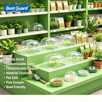 Bandeja de Plástico Transparente Personalizada para Plántulas de Vivero, Contenedor de Envío de Plantas, Material PET PP