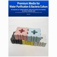 Nouveaux Cubes de Céramique d'Alumine à Filtration 3D de 150 ml pour Aquariums et Matériaux de Filtration pour Poissons (Or, Chatons de Poisson)