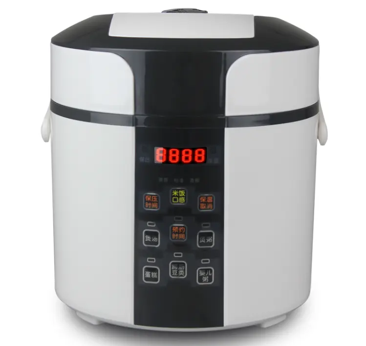 Mini Rice Cooker 2L 600W Model Electric Aluminum Plastic OEM Rice Cooker Electric Non-stick Coating Inner Pot Free Spare Parts