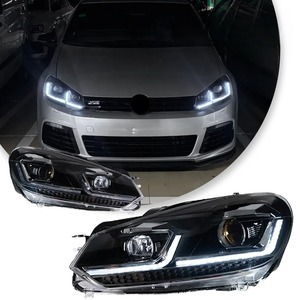 HETOP USA STOCK LOCAL Phares avant bicolores <span class=keywords><strong>Golf</strong></span> 6 2009-2012 LED de haute qualité Plug and Play DRL pour <span class=keywords><strong>Volkswagen</strong></span> - Product Image 5