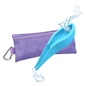 อุปกรณ์สุขอนามัยสำหรับผู้หญิงแบบพกพา ใช้งานสะดวก ทำความสะอาดง่าย ใช้เป็นกรวยปัสสาวะสำหรับผู้หญิง เหมาะสำหรับการตั้งแคมป์ การเดินทาง และกิจกรรมกลางแจ้ง - Product Image 3