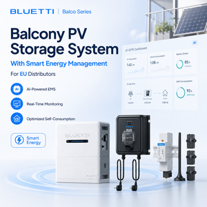 Système solaire de balcon BLUETTI 800W, kit Plug&Play avec micro-onduleur certifié CE pour l'UE - Économisez de l'électricité, installation facile en DIY - Product Image 1