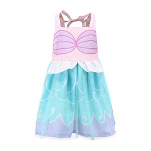 Costume d'Halloween pour enfants, cosplay <span class=keywords><strong>Elsa</strong></span>, Anna, Belle, Sofia, petite sirène, Raiponce, Sofia, Blanche-Neige, tablier de princesse réglable - Product Image 6