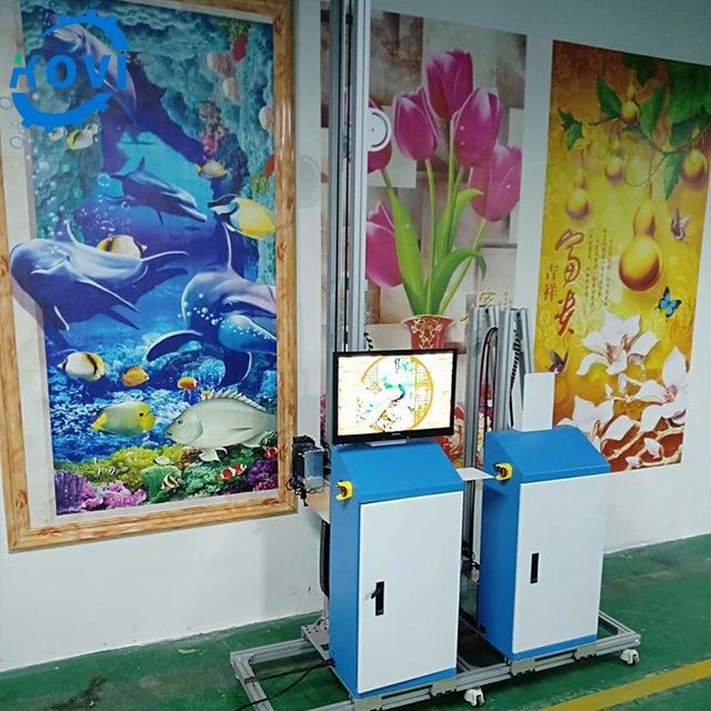 Automatic 3d Wall Printing Machine Vertical Printer Wall and Floor Printer Price