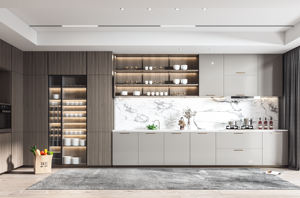 Muebles de Cocina Modernos Personalizables con Gabinetes de Madera Maciza de Primera Calidad y Encimeras de Mármol - Product Image 2