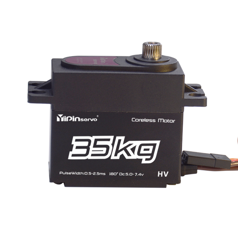 Yipinservo YP3235MG Digital Servo Metal Gear 35KG Coreless HV Motor 1/10 1/12 RC Parts for Baja Car Boat Helicopter Robot Arm