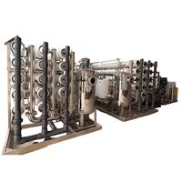 Système de filtration par osmose inverse (RO) à salinité moyenne 100 TPH pour la purification quotidienne de l'eau salée