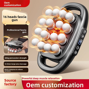 Gran oferta, vibrador de masaje de pistola de Fascia de 16 cabezales personalizable para funciones de relajación corporal para uso doméstico - Product Image 5
