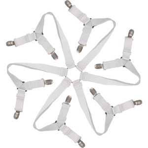 Porte-draps de lit ceinture réglable clips de <span class=keywords><strong>matelas</strong></span> sangles de support 6 voies élastiques entrecroisés vente en gros - Product Image 3