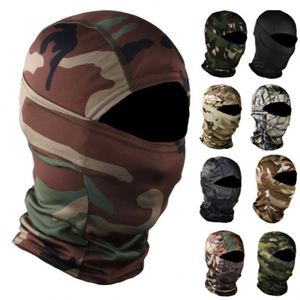 Pasamontañas de lana cálido para hombre, de punto, cortavientos, con 3 agujeros, para motocicleta y esquí, gorro de invierno - Product Image 3