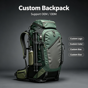 Mochila de Senderismo de 35+5L para Viajes al Aire Libre, Impermeable, de Nailon, con Marco Externo, Cierre de Cordón Ajustable - Product Image 6