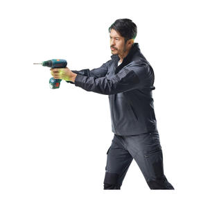 [T.BUC] ODM marque coréenne (TB-1327J) ceinture élastique coupe confortable pantalon assorti avec veste de travail uniforme industriel - Product Image 1