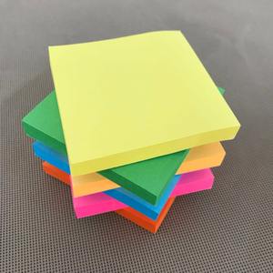 color paper 3X3''sticky tear off notepad - Product Image 5
