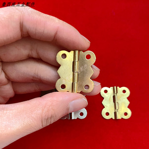 Bisagra de mariposa de hierro para muebles, 26 mm x 28 mm, montaje en superficie, para caja de regalo - Product Image 3