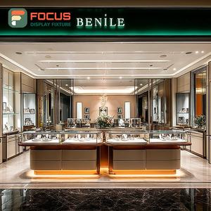 Vitrina Moderna para Exhibición de Joyería Comercial, con Marco Metálico, Mostrador de Exhibición para Tiendas - Product Image 4