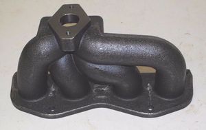 Colector Turbo de bajada de escape de hierro fundido para 05-10 Scion <span class=keywords><strong>TC</strong></span>/02-08 Toyota Solara 2AZ-FE - Product Image 4