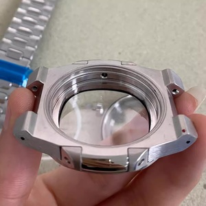 41mm NH35 Montre Boîtier Cadran Mains Pièces Argent Acier Inoxydable Bracelet Bande NH36 Mouvement Accessoires Saphir Miroir - Product Image 3