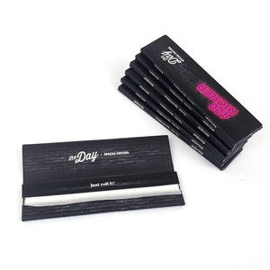 Papel de fumar de marca de combustión lenta, delgado, de cáñamo orgánico, tamaño King, diseño personalizado para tabaco - Product Image 3