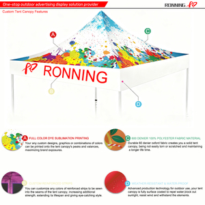 RONNINGSTAR <span class=keywords><strong>3</strong></span> X 6M 10x20FT Industrielles Kommerzielles Faltbares Pop-up Messezelt für Draußen mit Seitenwand - Product Image 5