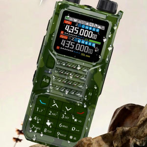 BFRD-55PRO High Power 10W Air Band <b>Walkie</b>-<b>talkie</b> 0-10KM <b>Range</b> 2000-2500mAh Battery Communication Recording Features Handheld - Product Image 1