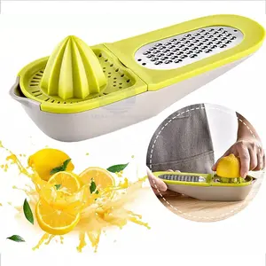3 in 1 Manual Lemon Juicer Multifunction Orange Lemon Squeezer Grater Minced Garlic Tool Juice Tools kitchen & tabletop