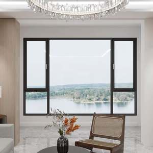 Ventanas de Aluminio Abatibles con Marco Estrecho, Resistentes a Huracanes, Insonorizadas, de 110 mm de Grosor, Fácil Montaje - Product Image 2