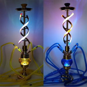 Set de Narguile Árabe, Shisha de Aleación de Aluminio, Narguile de Viaje, Narguile sin Carbón - Product Image 4