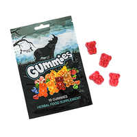 Maca Wortel Potentie Gummies voor Mannelijke Vitaliteit Fruit Smaak OEM Aangepaste Label