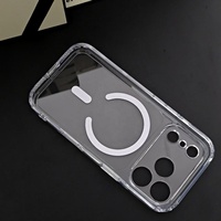 Coque de protection transparente antichoc magnétique tendance pour iPhone 18 17 Pro Max – Protection quotidienne
