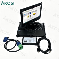 Ordinateur portable V110 avec kit de diagnostic DPA5 EST V8.6 V9.9 pour machines agricoles New Holland, outil de diagnostic diesel