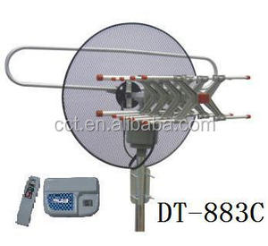 <span class=keywords><strong>Antenne</strong></span> HDTV numérique <span class=keywords><strong>amplifiée</strong></span> Xinxidi pour extérieur avec rotation motorisée à 360 degrés, <span class=keywords><strong>radio</strong></span> UHF/VHF/FM avec télécommande infrarouge - Product Image 4