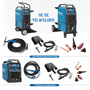 Écran LCD de qualité industrielle Rolwal 250/350 AC/DC Pulse en acier inoxydable et aluminium, machine à souder TIG <span class=keywords><strong>ACDC</strong></span> - Product Image 5