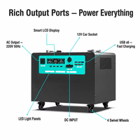 Estación de Energía Portátil MTL80, Salida de CA de 29.2V 220V, Carga Inalámbrica, 4 Puertos USB-A, 2 Puertos USB-C, Entrada y Salida XT90, Luz LED, para Camping, Emergencias, Caravanas