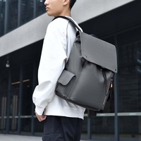 Sac à dos pour ordinateur portable T593 15,6 pouces pour hommes, idéal pour les voyages d'affaires, les trajets quotidiens, décontracté, en tissu Oxford, durable et imperméable