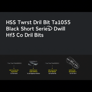 Hss Twist <b>Drill</b> <b>Bit</b> Ta1055 Black Short Series Hss Co <b>Drill</b> <b>Bits</b> - Product Image 3