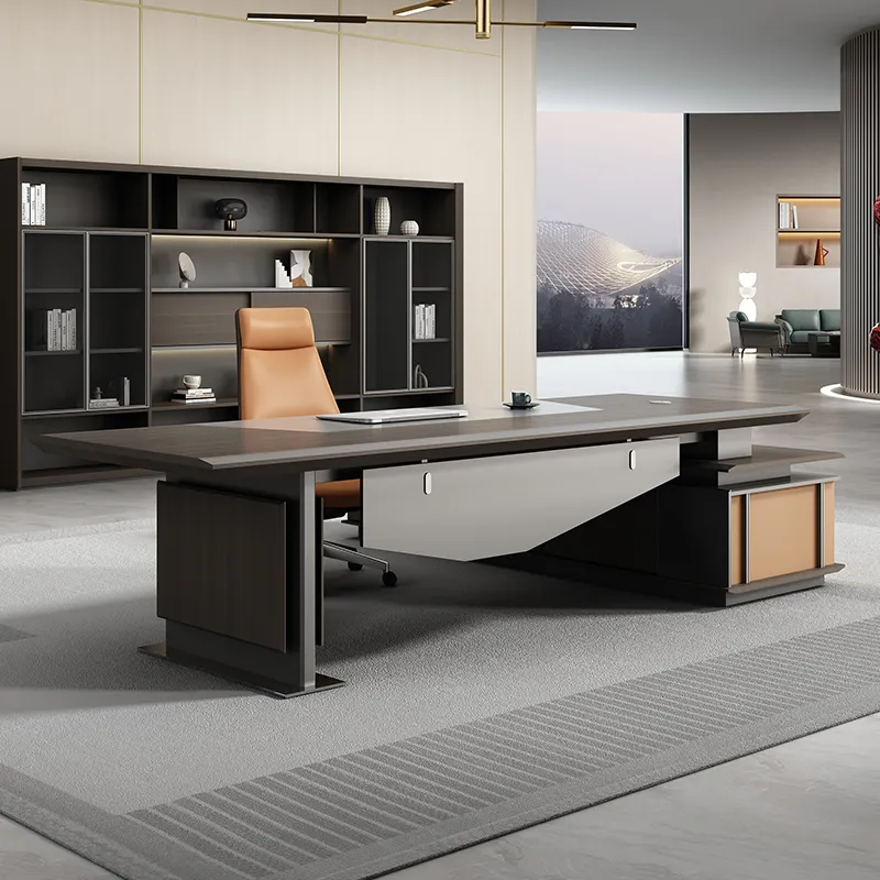 2022 Luxe Bureau Executive Modern Bureau Organizer Executive Staande Bureau Voor Kantoormeubilair