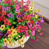 Großhandel für UV-beständige, realistische künstliche Rosen, europäische Gänseblümchen und Eukalyptus-Bündel, handgefertigt und umweltfreundlich