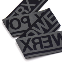 Accepter LOGO personnalisé Nylon/Polyester tissé tricoté Jacquard brillant élastique pour sous-vêtements Boxer ceinture ceinture