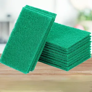 FF2550 Heavy Duty Scour Pad Non-Scratch Kitchen Cleaning Cloths Dish Scrubber Sponge Reusable Dishwashing Sponges Scouring Pads