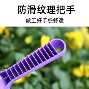 Purple Spoon Shaped Plastic Garden Trowel With Anti Slip Handle For Home Gardening And Soil Digging - Product Image 4