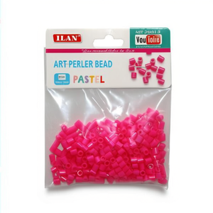 Perline ILAN Art Perler 5x5mm Rosa Fucsia Pastello per Progetti Creativi - Product Image 2