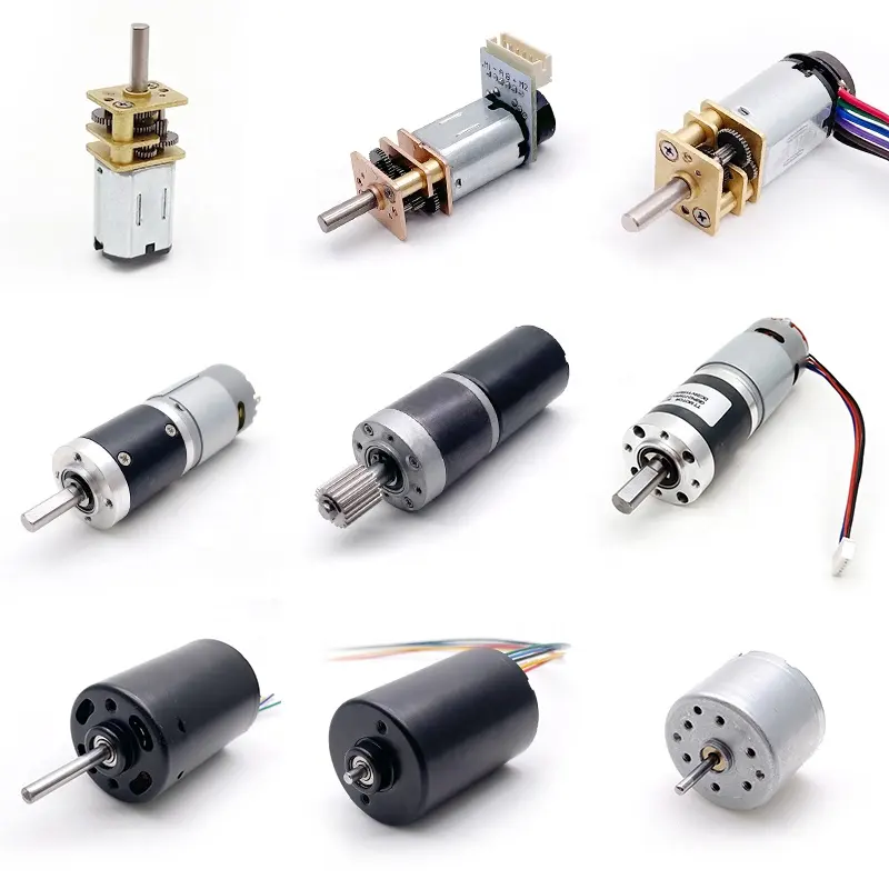 6v 12v 24v mikro yüksek tork düşük rpm 28mm 36mm 42mm elektrikli fırça bldc fırçasız planet dc dişli motor