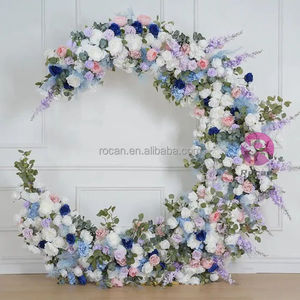 <span class=keywords><strong>Sfondo</strong></span> unico fiore di luna stile luna Flower Flower <span class=keywords><strong>sfondo</strong></span> per matrimonio festa di compleanno decorazioni - Product Image 1